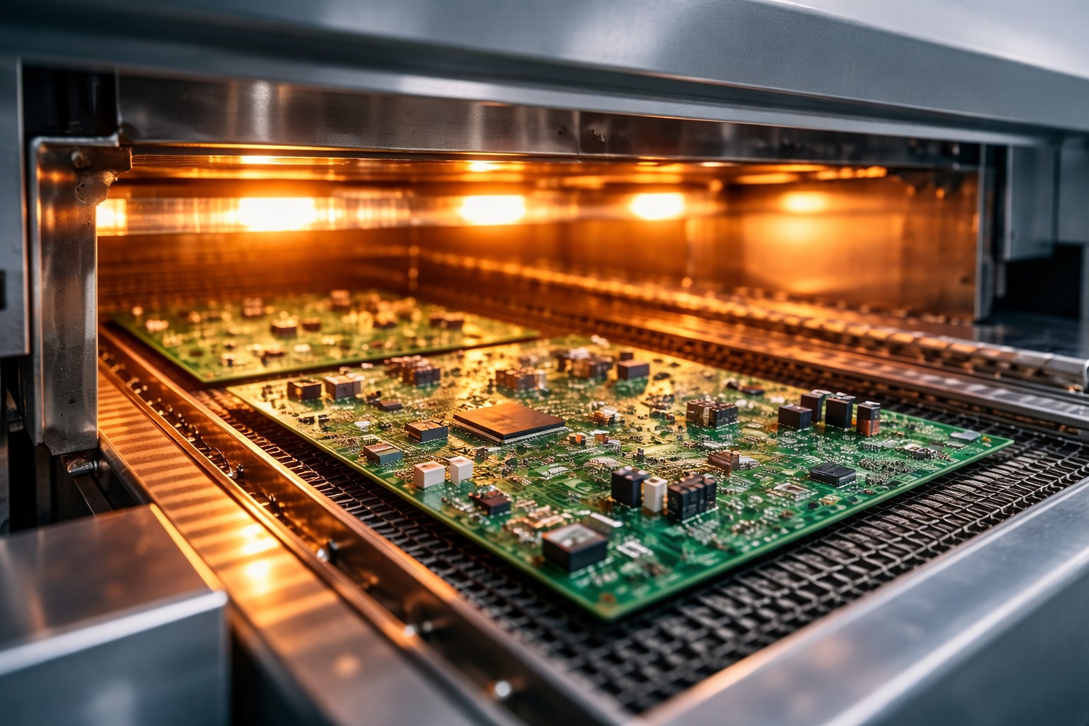 SMT Reflow Oven with multiple heating zones